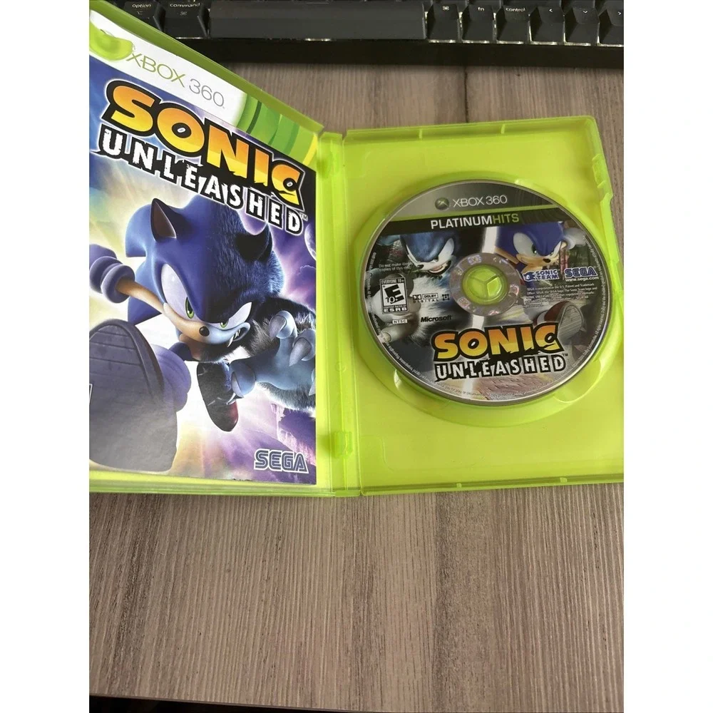 Sonic Unleashed Xbox 360 - Tested and Working - Manual‎ Included, Good Condition